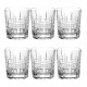 Jogo 6 Copos 300ml Ricky Baixos Cristal Bohemia 24% PbO